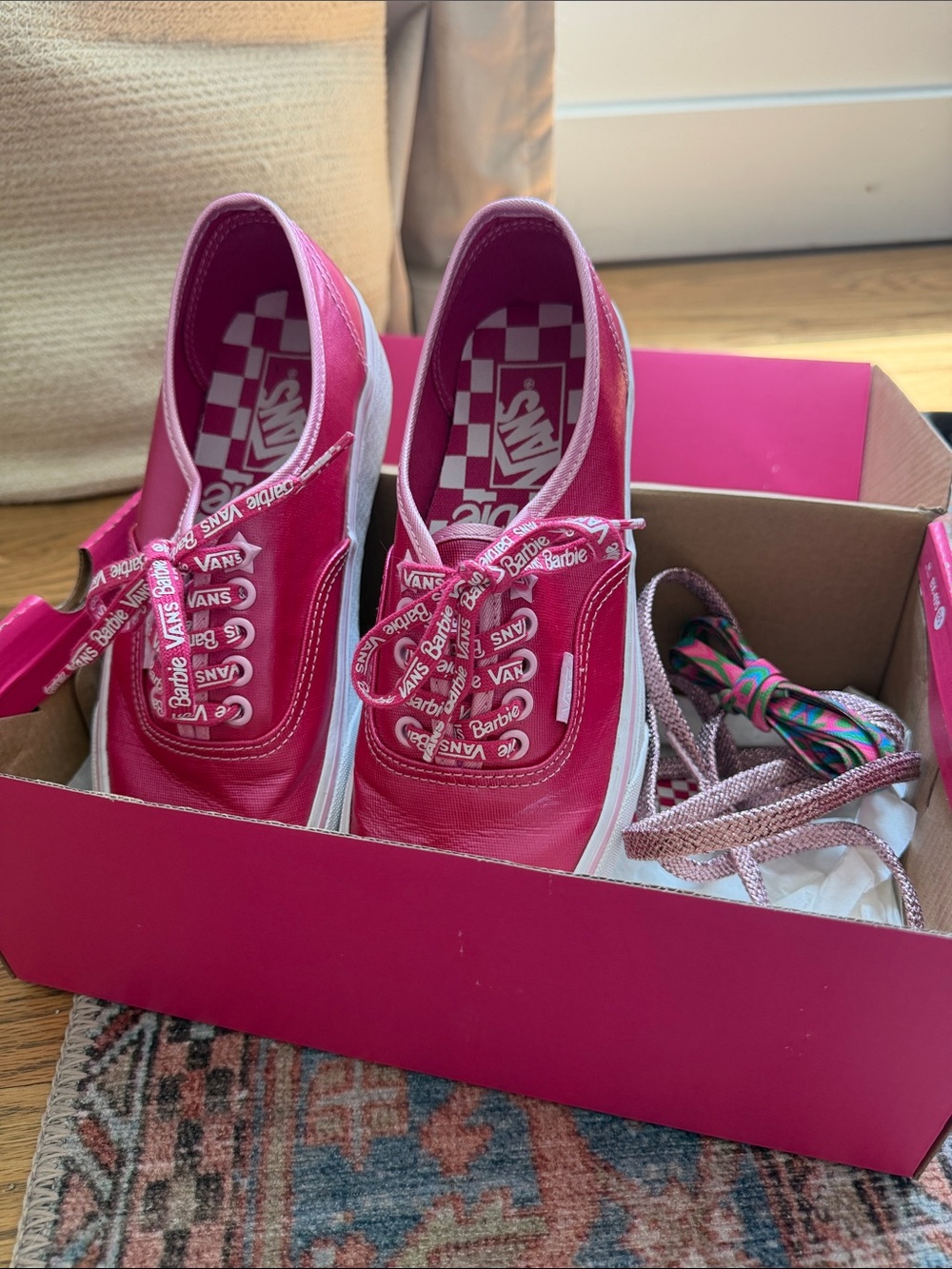 Barbie Platform Vans- Pink